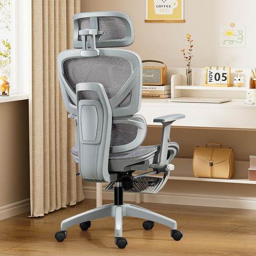 电脑椅透气网面逍遥170度可躺电脑椅镂空人体工学办公椅电竞椅子