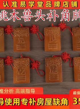 补角牌乾卦坤卦巽艮铜钱葫芦房屋缺角桃木震兑坎八卦牌挂件西北南