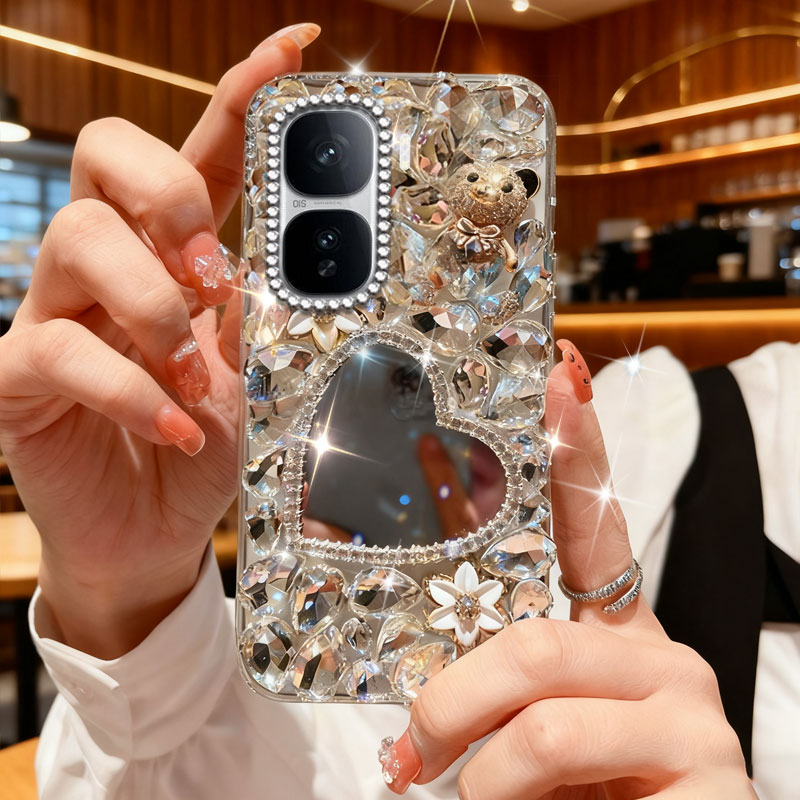 高端奢华镶钻手机壳，不掉钻，不发黄