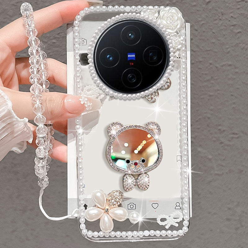 高端奢华镶钻手机壳，不掉钻，不发黄