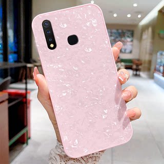 2023年纯色贝壳纹适用vivoz5x手机壳女z5/z5i新款z6硅胶z3/z3i防摔z1/z1i简约t1x/t2x外壳vovo/z3x网红y76s套