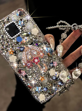 满钻奢华高级水钻适用华为Mate20x手机壳高级感7/2025年MATE40PRO外壳11防摔13pro女款14网红50Pro小众12