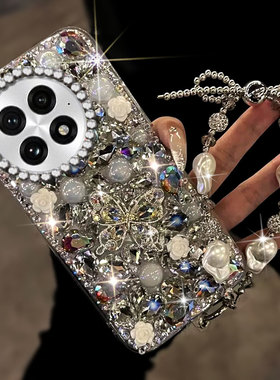 满钻奢华高级水钻适用oneplus一加13手机壳新品8小众9Pro/2025年ace3Pro女款13T保护套ace3全包Ace2镶钻10Pro