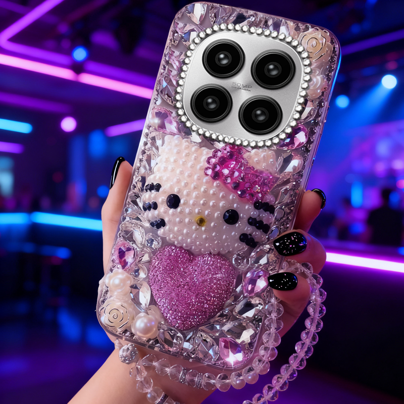 高端奢华镶钻手机壳，不掉钻，不发黄