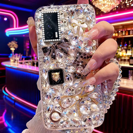2026新年镶钻适用iQOO15手机壳保护套8满钻7马年z10x水钻Z7x外壳12女款10上档次8网红10过年高级感7SE春节