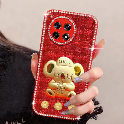 红色新年平安适用oneplus1+一加Ace3Pro手机壳外壳10R网红5至尊版防摔3针织5Pro新款9/2026年2Pro本命年2V