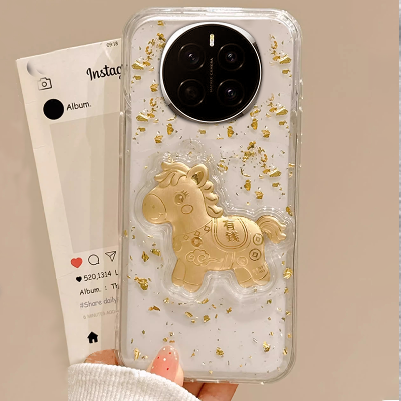 2026马年新款，透明高级金箔，不发黄