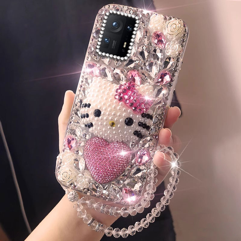 高端奢华镶钻手机壳，不掉钻，不发黄