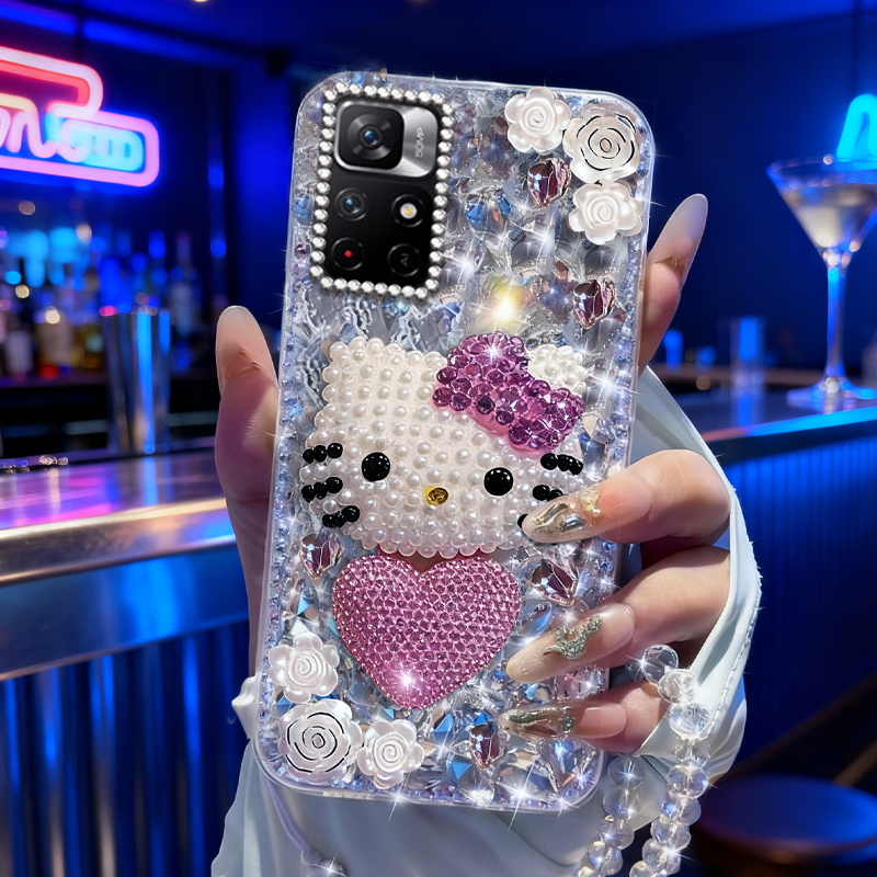 高端奢华镶钻手机壳，不掉钻，不发黄