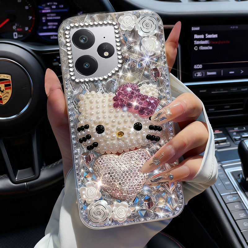 高端奢华镶钻手机壳，不掉钻，不发黄