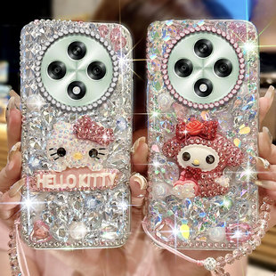 卡通满钻奢华适用OPPOA3 5G手机壳外壳K3女款R11Plus网红K10镶钻R11新品A3x水钻K9x全包A3i防摔k9小众K10x