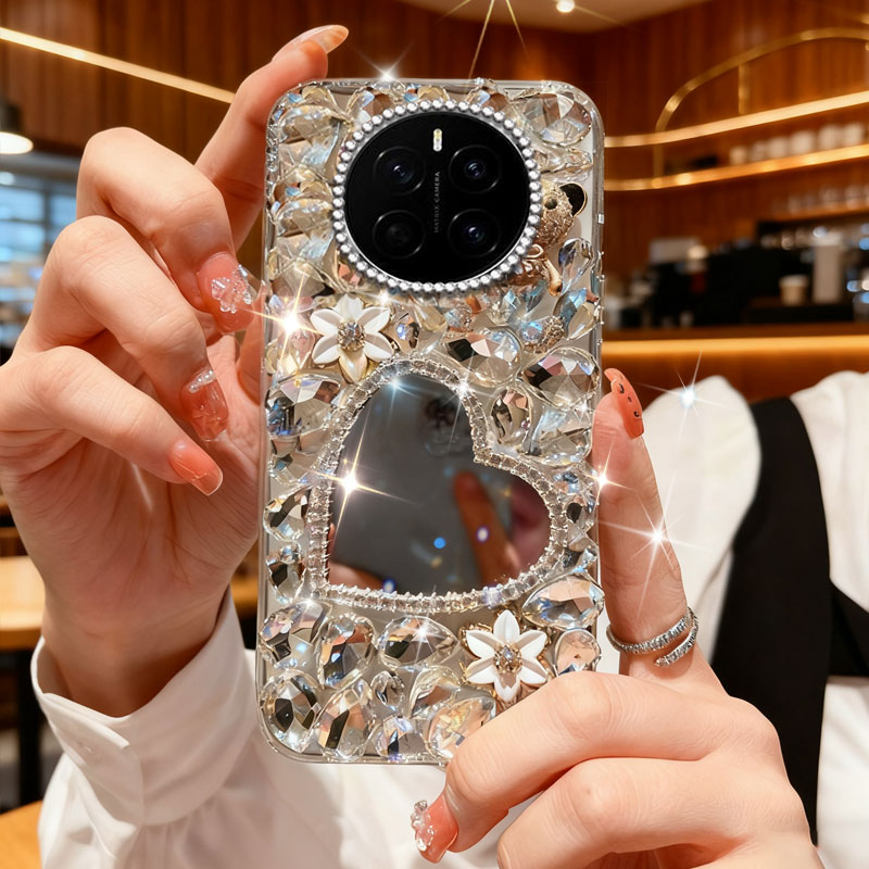 高端奢华镶钻手机壳，不掉钻，不发黄