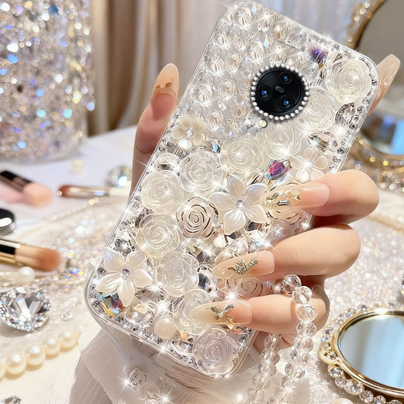 高端奢华镶钻手机壳，不掉钻，不发黄