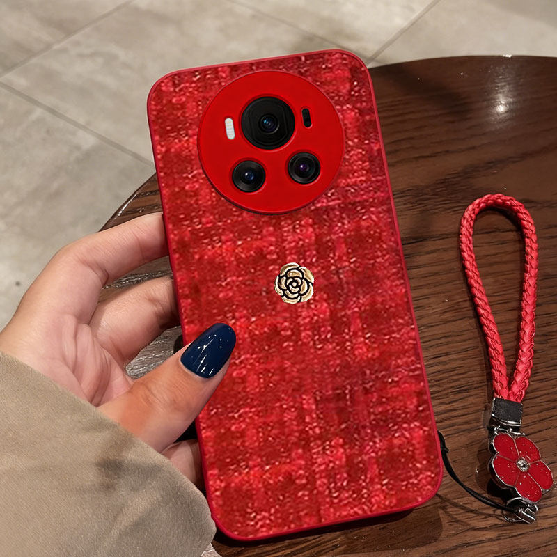 2026红色新年款，名媛针织布艺小香风