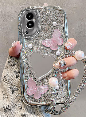 高级感奶油爆闪适用OPPOReno10手机壳10Pro十+新款11系列9/8/7/6/5/4/3镜头全包0pp0防摔a57 5G保护套a93/a72