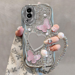 高级感奶油爆闪适用OPPOReno10手机壳10Pro十+新款11系列9/8/7/6/5/4/3镜头全包0pp0防摔a57 5G保护套a93/a72