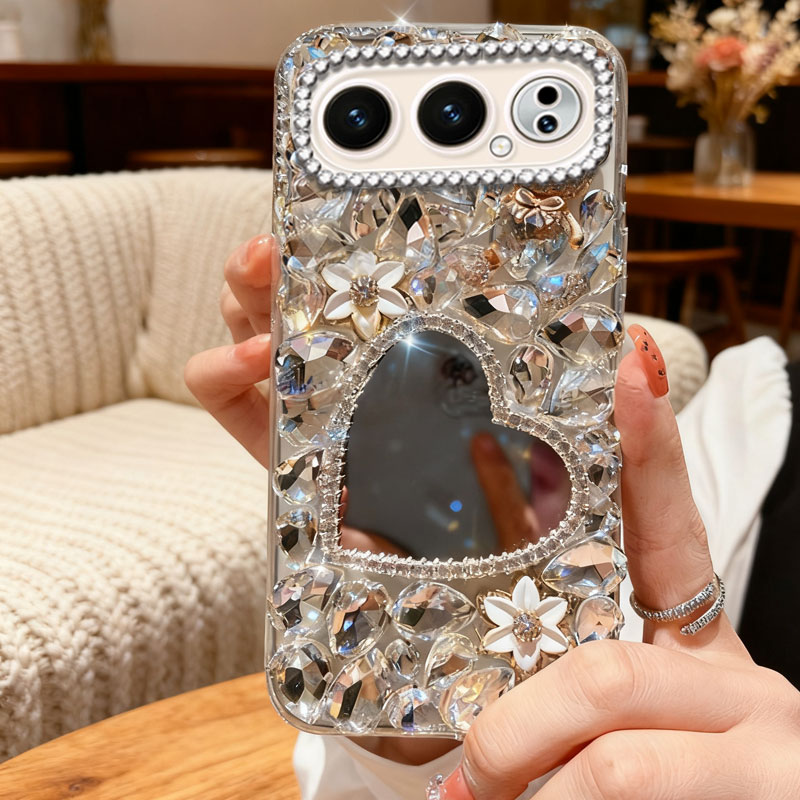 高端奢华镶钻手机壳，不掉钻，不发黄