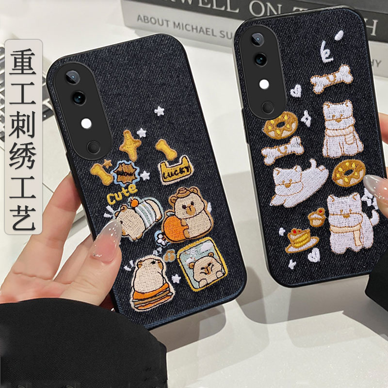 2026新款秋冬牛仔刺绣，不脱丝，不掉色