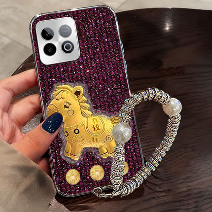 马上有钱新年本命年新款适用iQOO15手机壳网红11保护套z10x情侣7SE全包10+高级感马年8PRO/2026年5防摔