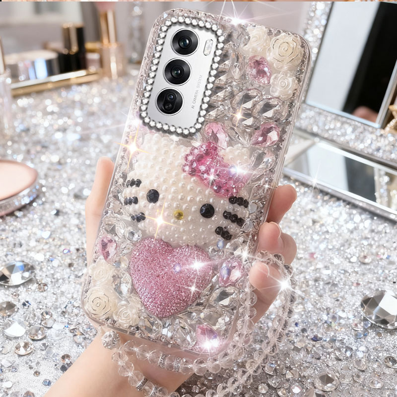高端奢华镶钻手机壳，不掉钻，不发黄