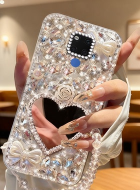 满钻奢华带镜子适用华为Mate20x手机壳小众80Pro+新品80防摔6 5G高端60Pro+网红20Pro/202614活力版新款80Pro