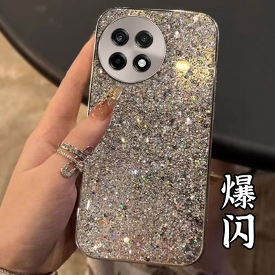 直边爆闪适用oneplus一加Ace5手机壳网红Ace2V/2025年9r新款Ace3高级感Ace竞速版女款8Pro保护套9外壳Ace2Pro