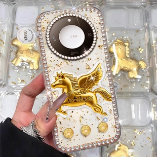春节V30全包 30PRO 2026马年发财适用荣耀X60手机壳本命年X50过年X30新品 30s外壳60Plus网红X40i保护套60M女款