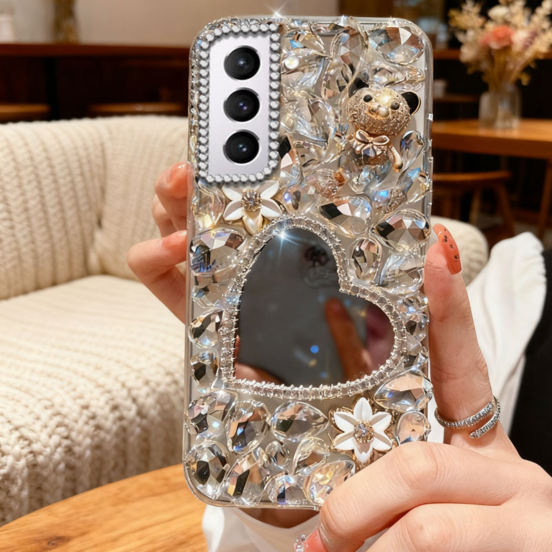 高端奢华镶钻手机壳，不掉钻，不发黄