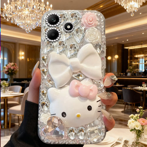 高端奢华镶钻手机壳，不掉钻，不发黄