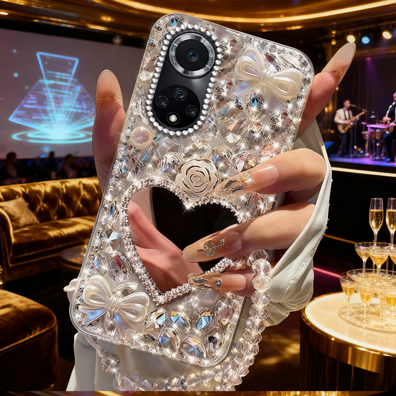 高端奢华镶钻手机壳，不掉钻，不发黄