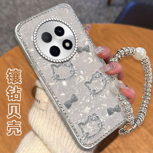 A58防摔A3x小众A36夏FindX8ultra奢华 保护套K11x简约A2新款 高级镶钻贝壳纹适用OPPOA5Pro手机壳女款 A3活力版