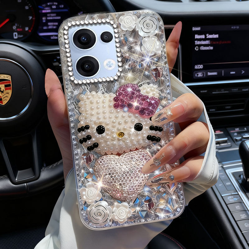 高端奢华镶钻手机壳，不掉钻，不发黄