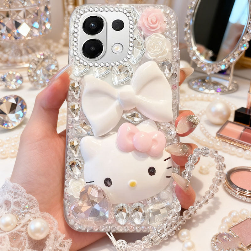 高端奢华镶钻手机壳，不掉钻，不发黄