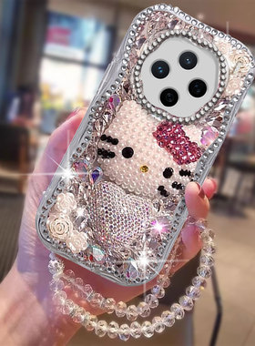 透明水钻镶钻适用vivoX200手机壳全包10新款Y200满钻Z7i外壳Y31s女款8se高级感S15E防摔VIVOX70保护套Y300t