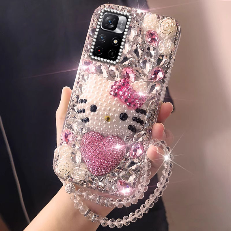 高端奢华镶钻手机壳，不掉钻，不发黄