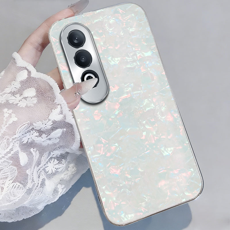 高级简约贝壳纹适用OPPOK12手机壳夏天4/2026年15网红K9x新款5新品5女款9+保护套K10硅胶9全包11巨好看7防摔