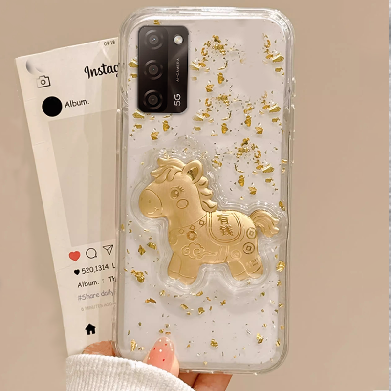 2026马年新款，透明高级金箔，不发黄