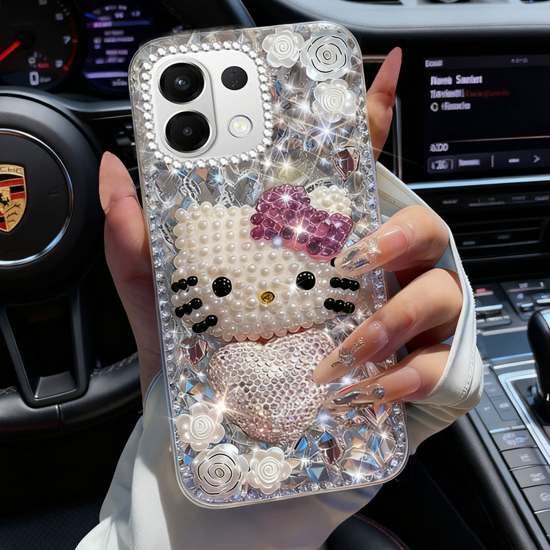 高端奢华镶钻手机壳，不掉钻，不发黄