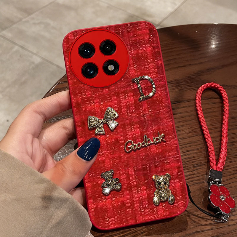 2026红色新年款，名媛针织布艺小香风