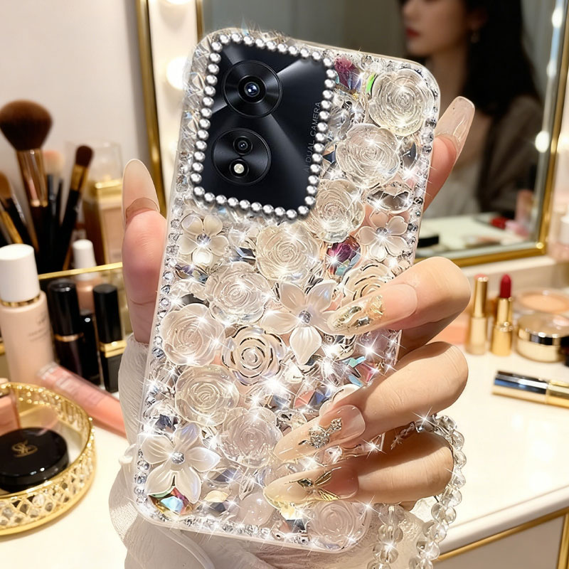 高端奢华镶钻手机壳，不掉钻，不发黄