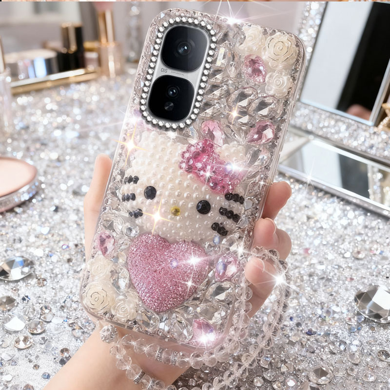 高端奢华镶钻手机壳，不掉钻，不发黄