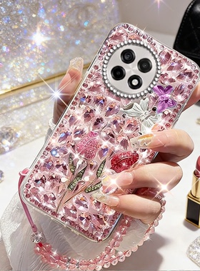 高级奢华闪钻适用oneplus1+一加ace5手机壳/2026年10T上档次ace5Pro女款ace3镶钻15高级感9水钻AcePro巨好看