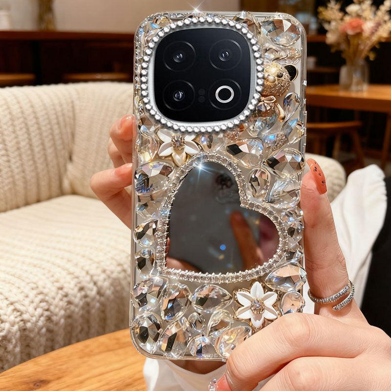 高端奢华镶钻手机壳，不掉钻，不发黄