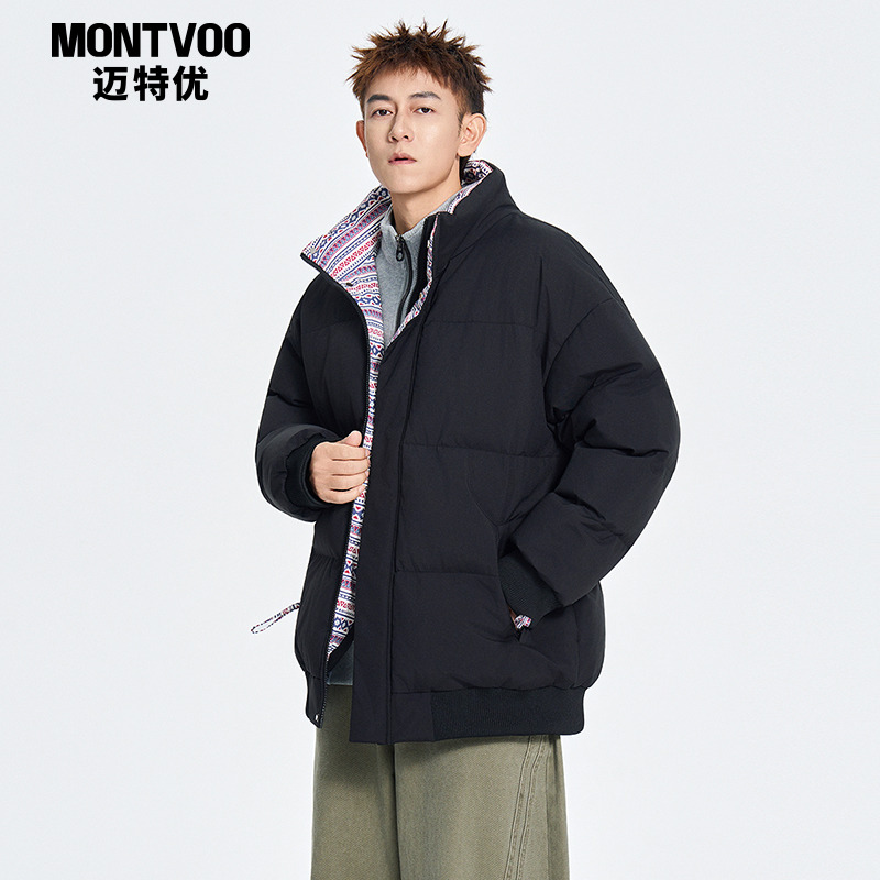 【防风立领】美式潮牌棉服男冬季