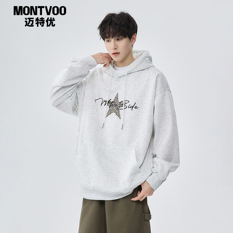 【复古穿搭】加绒套头连帽卫衣