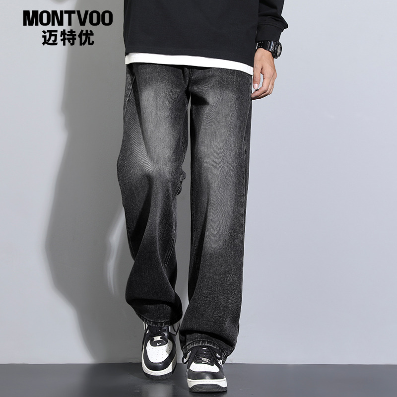 【精致牛仔】挺括美式直筒牛仔裤