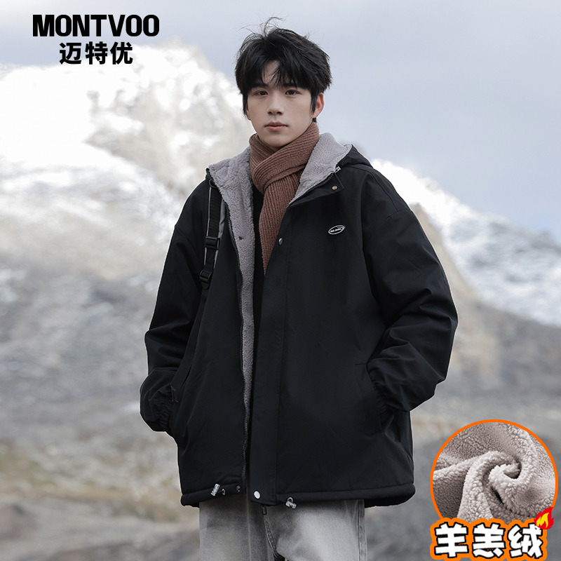 【加厚保暖】羊羔绒棉衣秋冬季