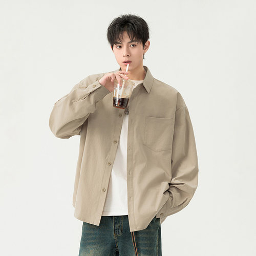 【日系复古】痞帅高级感衬衫外套