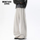 潮青少年宽松直筒休闲长裤 迈特优灰色卫裤 运动男美式 新款 子 春秋季