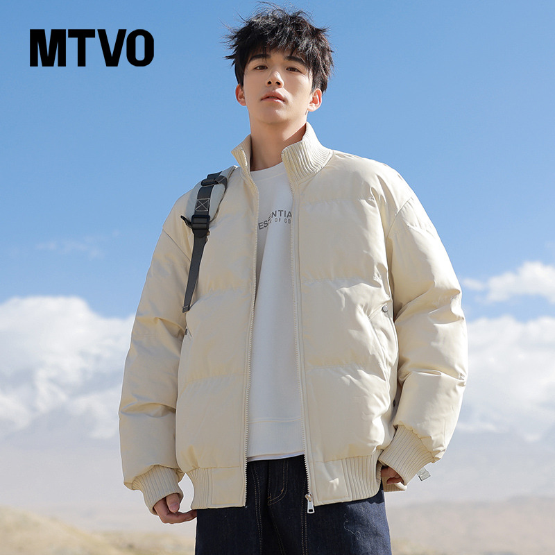 【潮流立领】美式棉服男款冬季